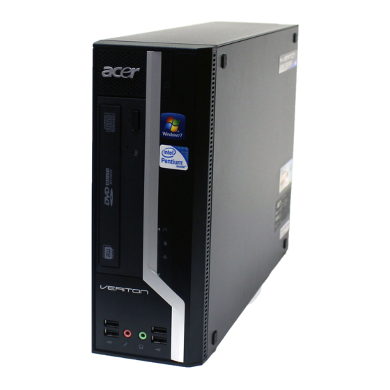 Acer Veriton X480G Specifications