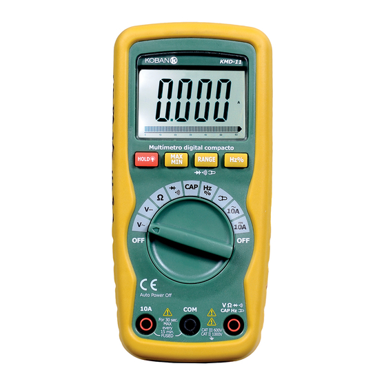koban KMD-11 Operating	 Instruction