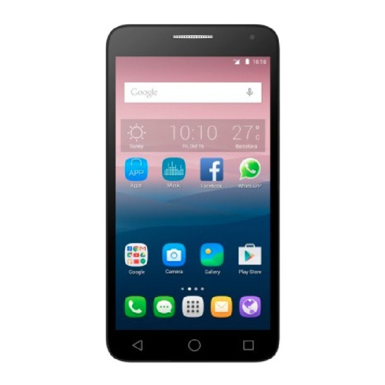 Alcatel One Touch Pop3 5.5 Quick Start Manual