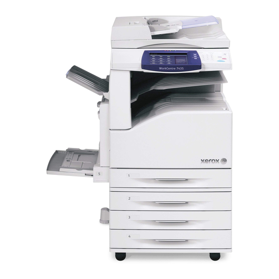 Xerox WORKCENTRE 7435 Quick Start Manual