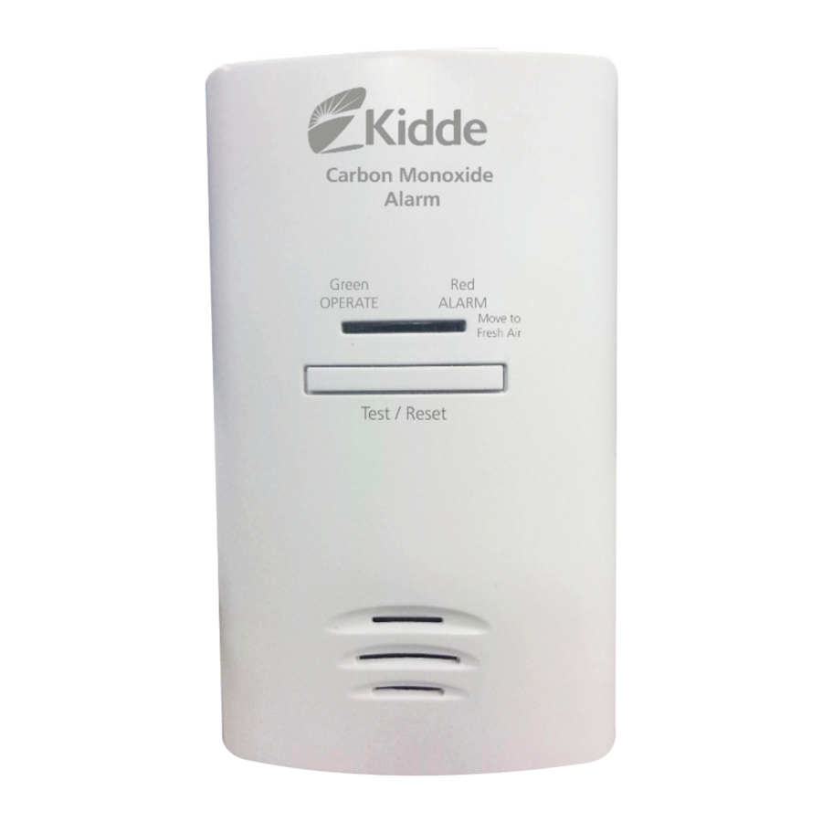 Kidde KN-COB-DP2 - Carbon Monoxide Alarm Manual