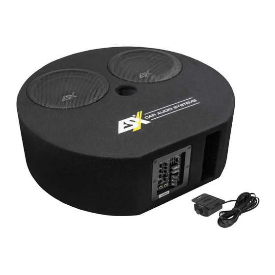 ESX DBX800A Manual