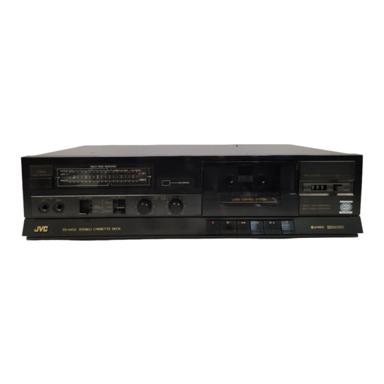JVC TD-X102 Service Manual