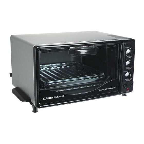 Cuisinart TOB-30 Series Instruction And Recipe Booklet