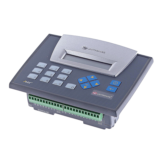 Unitronics Jazz Micro-OPLC JZ10-11-T40 Installation Manual