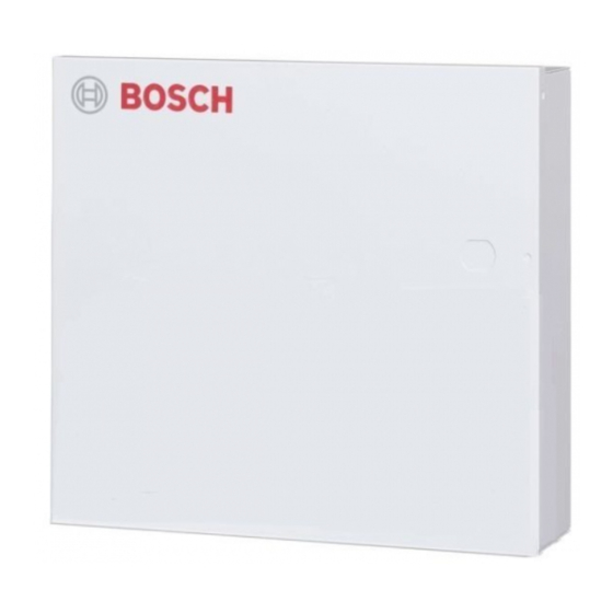 Bosch AMAX panel 4000 Manuals