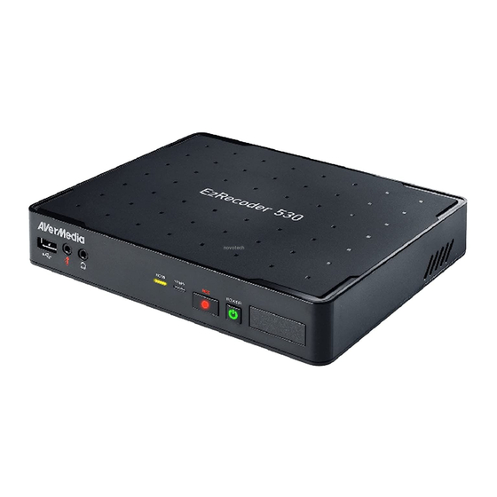 Avermedia EzRecorder 530 User Manual