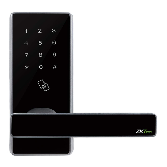 ZKTeco DL30B Bluetooth Door Lock Manuals