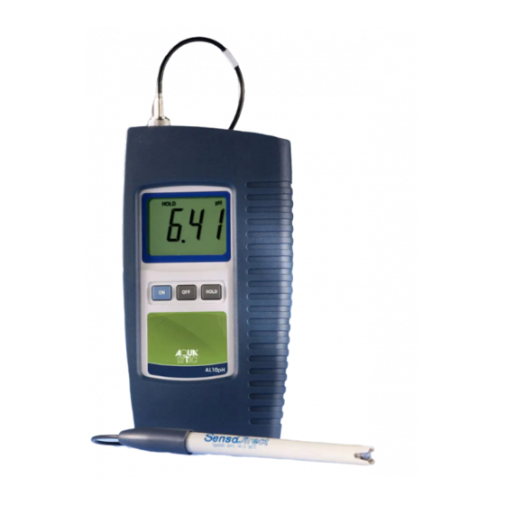Aqualytic AL10pH Instruction Manual