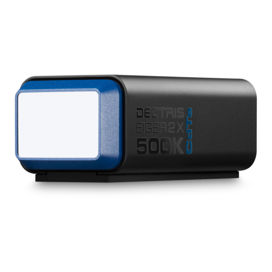 Dectris EIGER2 X 500K Technical Specifications