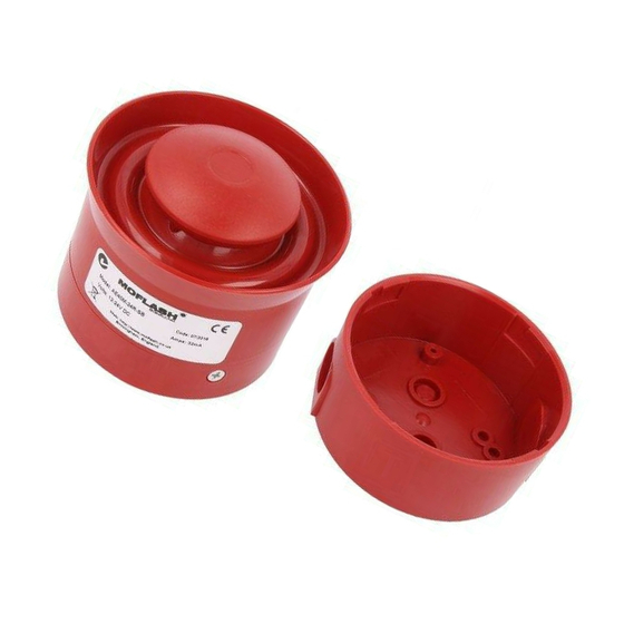 MOFLASH SIGNALLING AE40M-24R-SB Quick Manual