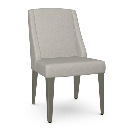 Amisco Bridget Upholstered Dining Chair 30575 Assembly