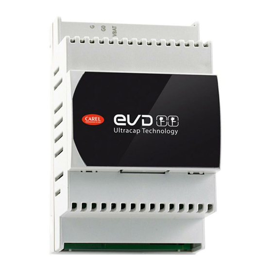 Carel EVD0000UC0 Quick Start Manual