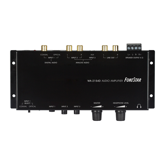 FONESTAR WA-2154D Instruction Manual