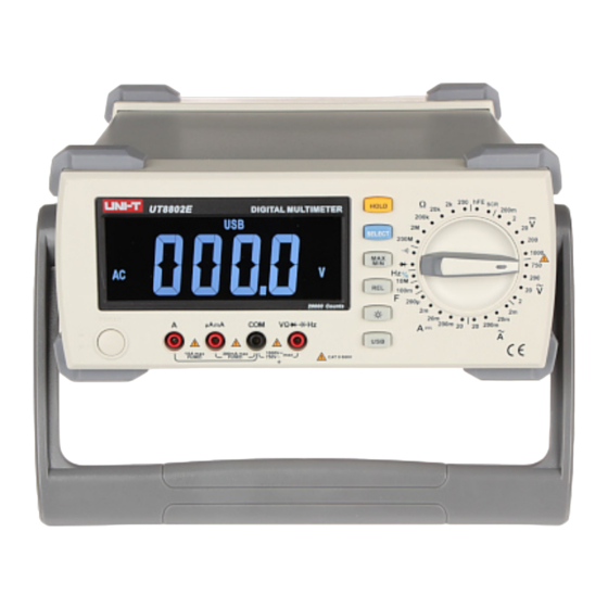UNI-T UT-8802E User Manual