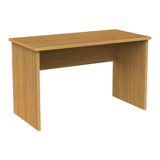 Knight Ergoplan Desk 1200 Assembly Instructions Manual