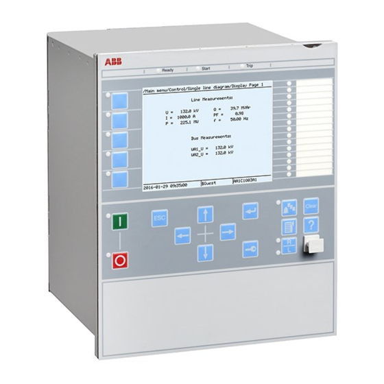 ABB RELION 650 Series Commissioning Manual