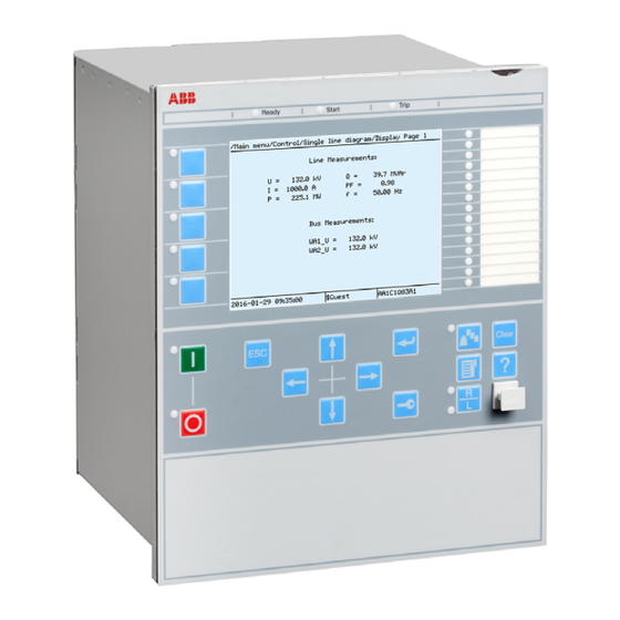 ABB RELION 650 Series Commissioning Manual