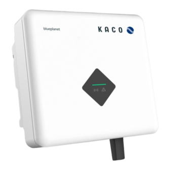 Kaco blueplanet 3.0 NX1 M2 Manual