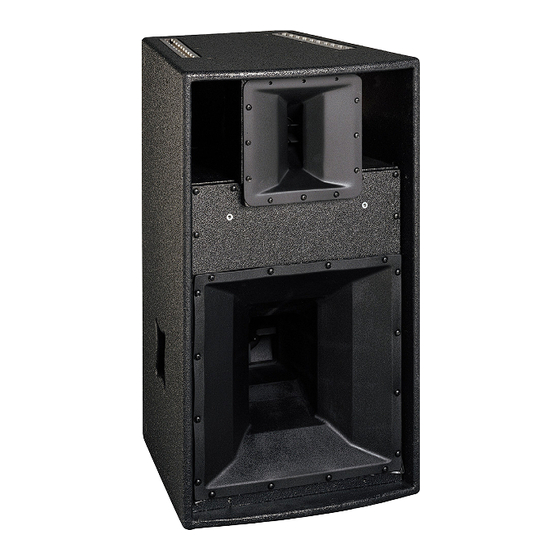 Electro-Voice Sound Reinforcement System Xi-1123A/106F Manuals