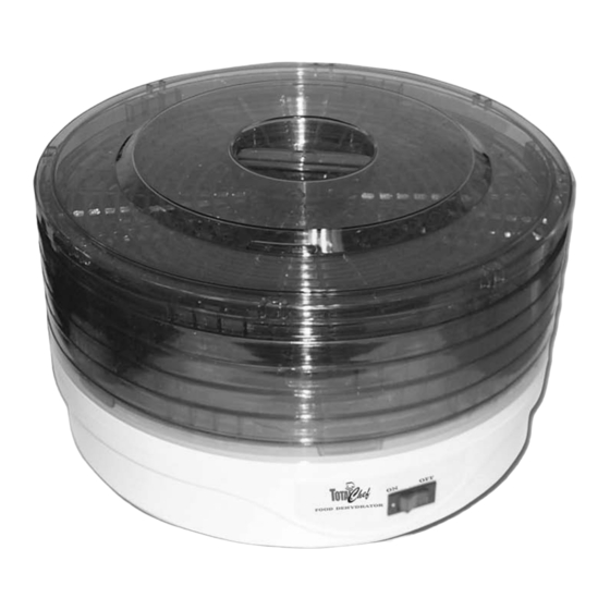 Koolatron Deluxe Total Chef TCFD-05 Directions For Use & Recipes