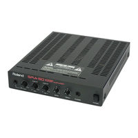 Roland SRA-50 Owner's Manual