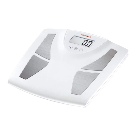 Soehnle Body Balance Active Shape Operating Instructions Manual