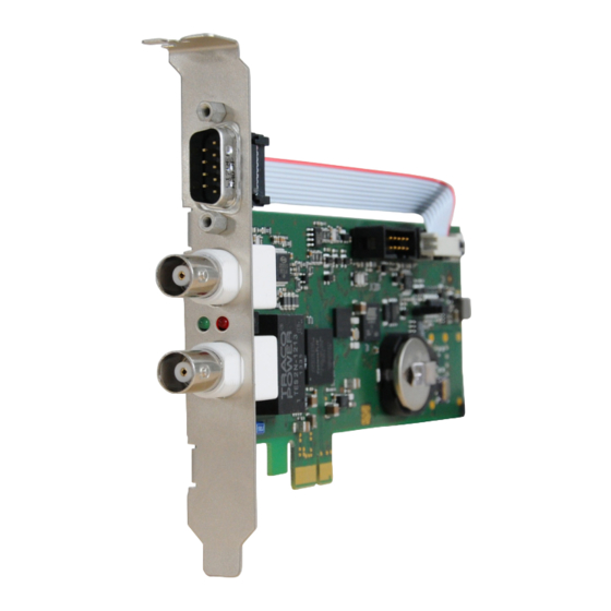 Meinberg GPS180PEX Manual