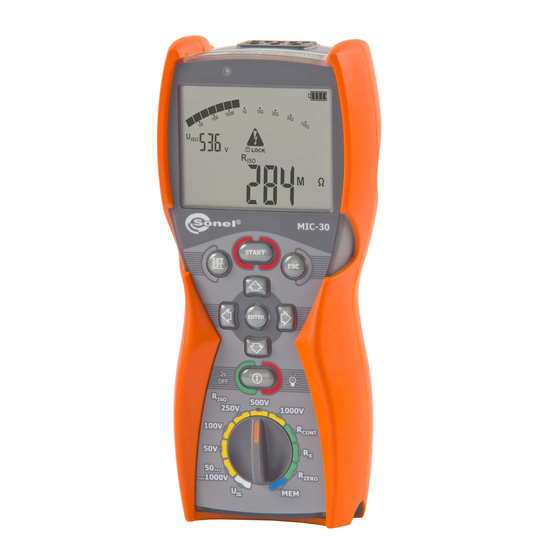 Sonel MIC-30 User Manual