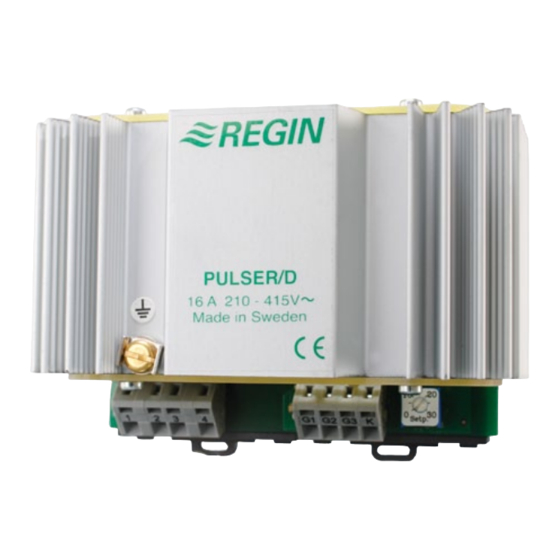 Regin PULSER/D Instruction
