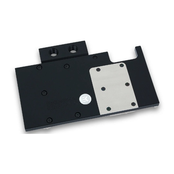 ekwb EK-FC Fury X Installation And Mounting Manual