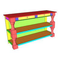Shanty 2 CHIC Turned Leg Console Table Manual