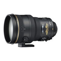 Nikon AF-S NIKKOR 200mm f/2G ED VR II User Manual