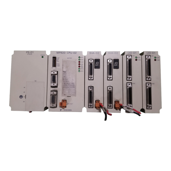 YASKAWA MP920 User Manual