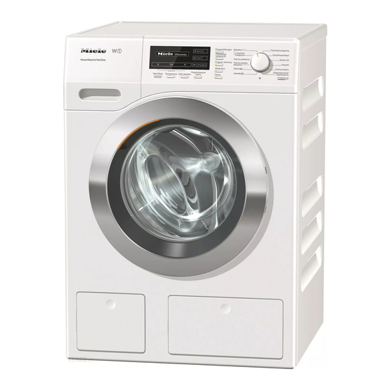 Miele WKH 130 WPS Quick Start Manual