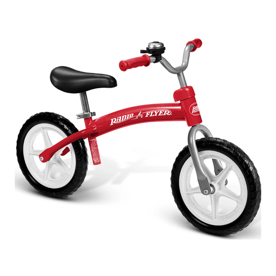 Radio Flyer Glide & Go Balance Bike Quick Manual