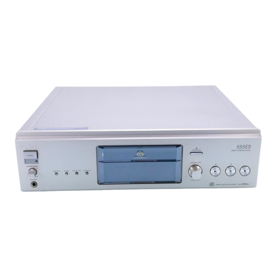 Sony SCD-555ES Manuals