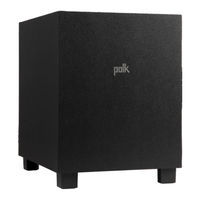 Polk Mono Monitor XT10 Owner's Manual