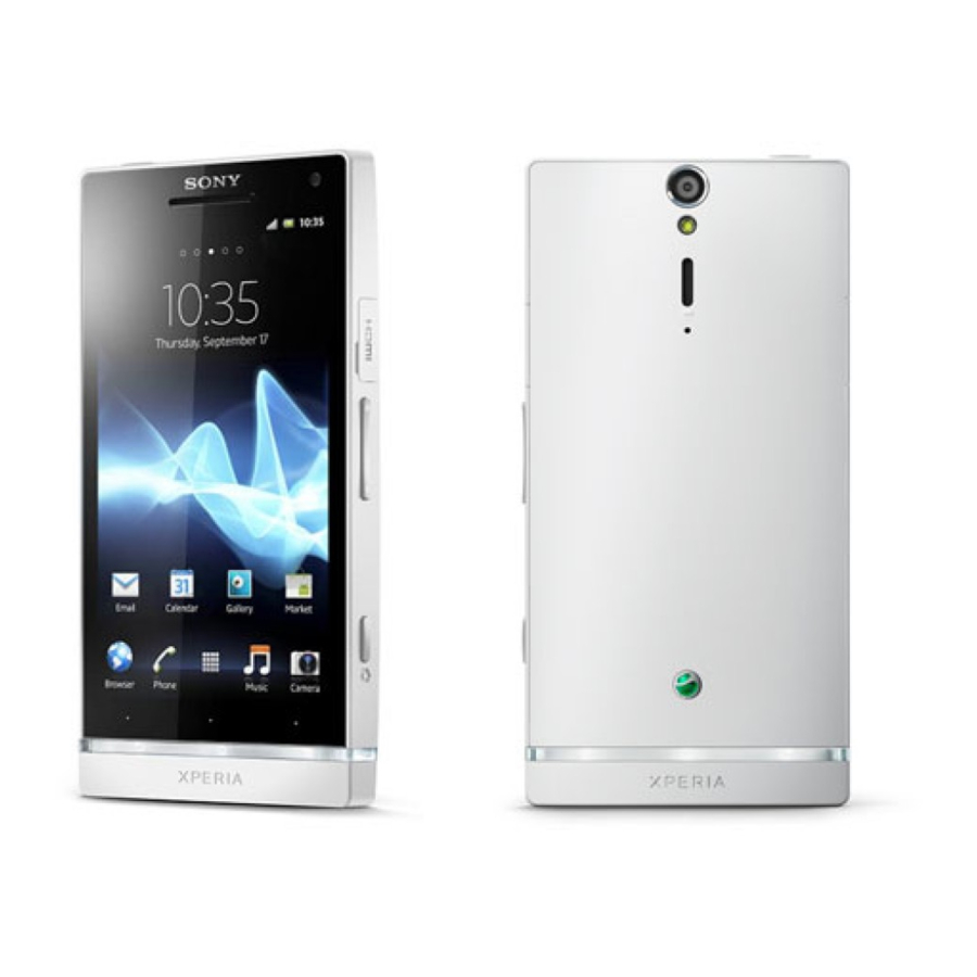 Sony Xperia S LT26i Startup Manual