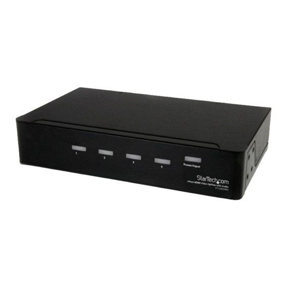 StarTech.com ST124HDMI2 Manual