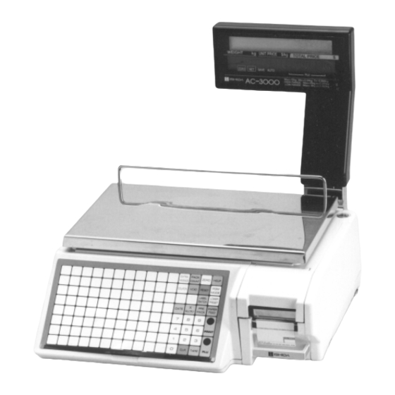 ISHIDA AC-3000 System Setup Manual