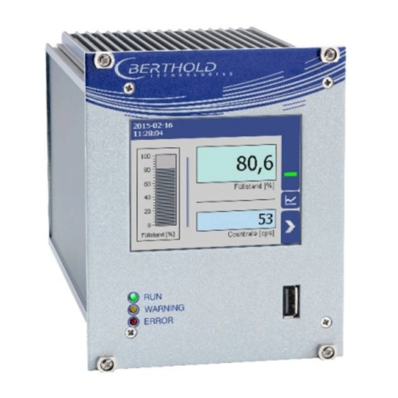 Berthold Duo Xpert Operating Manual
