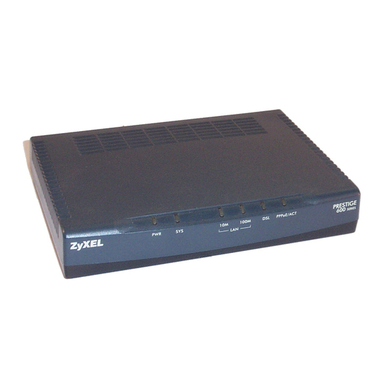 ZyXEL Communications Prestige 650R-31/33 Manuals