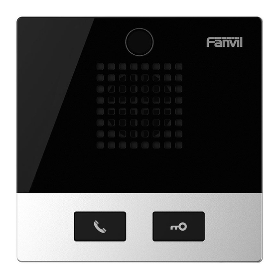 Fanvil i10 Quick Start Manual