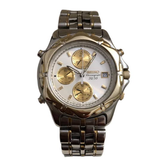 Seiko Cal. 7T32 - Quartz Chronograph Manual