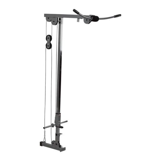 Body Solid POWERLINE PLA-200X Owner's Manual