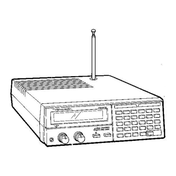 Realistic PRO-2006 Owner's Manual