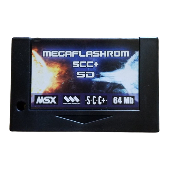 MSX MEGAFLASHROM SCC+ SD USER MANUAL Pdf Download | ManualsLib