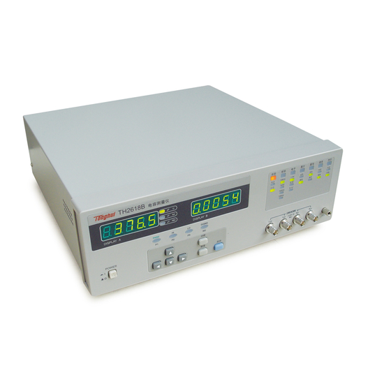 Tonghui TH2618B Operation Manual