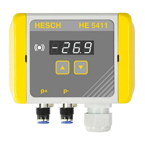 User Manuals: HESCH HE 5411 Pressure Transmitter